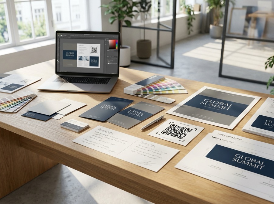 Was enthält ein Konferenz-PrintSet? Alle 8 Bestandteile im Überblick