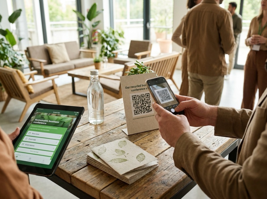 Eco-Printing und Papierlose Alternativen